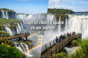 visiter les chutes d’Iguazu en une journée vue panoramique des chutes d’Iguazu
